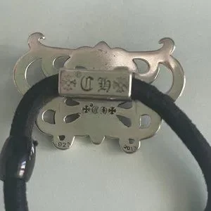 Chrome Hearts Butterfly Hair Tie With Sterling Silver Chrome Hearts | Accessories | Chrome Hearts Butterfly Hair  main image 3